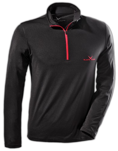 Black crevice herren - black,